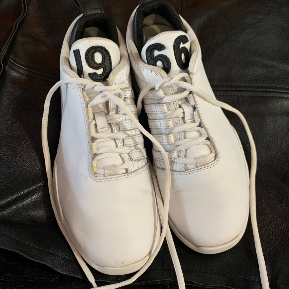 K-SWISS 1966 white leather running shoes ❤️